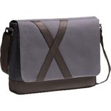 KAFT Unisex Yatay Postacı Çantası Nevend, Plum