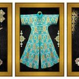 Kaftan Üç Hilal ve Tuğra Temalı 3 lü Kanvas Tablo Seti DBSANAT9730