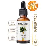 Kafur Yağı (Camphor Oil) Uçucu Yağ 30 ml Damlalıklı Cam Şişe
