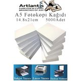 Kağıdı A5 80 gr 500 Lü 10 Paket Fotokopi Kağıdı Lazer Inkjet ve Fotokopi Makineleri Için Uyumlu