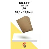 Kağıt 200 Adet A6 250 Gr