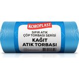 Kağıt Atıklar Çöp Torbası 10'lu 80×110 Cm, Yırtılmaz, Geniş Kapasite, Çift Katlı, Geri Dönüştürülebilir Kağıt Atıklar Çöp Poşeti, Kırtasiye, Matbaa, Ofis, Ev, Okul, Fabrika, Şantiye, Otel