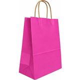 Kağıt Çanta 15X20X8 cm K.pembe 25'li - 25 Adet - Fuşya