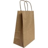 Kağıt Çanta Kraft 15X20X8 cm 25'li - Renkli - standart