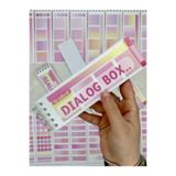 Kağıt Gemi Dükkan 20 Yaprak Binderli Pembe Tonları Planlayıcı İndeks Sticker/İndex/Postit/Kitap Ayracı/Not Kağıdı