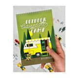 Kağıt Gemi Dükkan Çizgisiz Outdoor Adventure Camp Spiralli Defter Tek Yaprak Stickerlı Renkli 1512S580