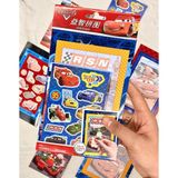 Kağıt Gemi Dükkan Disney Arabalar 6 Yaprak Puzzle Sticker Boyama Seti /Etiket/ Çıkartma/Su Geçirmez/ Araba