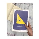 Kağıt Gemi Dükkan Gönye Desenli Çizgili 96 Yaprak Defter/Ajanda/Notebook/Okul Defteri Renkli 1512S633