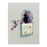 Kağıt Gemi Dükkan Karlar Ülkesi Prensesleri Lamba Süsleme Büyük Boy Mavi Sticker/Etiket/Çıkartma/Oda Süslemesi/Duvar Stickerı 1512S975