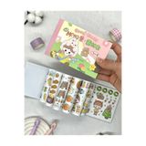 Kağıt Gemi Dükkan Kawaii 50 Yaprak 2000 Adet Pembe Momo Defter Sticker/Etiket/Çıkartma/Defter Süsleme/Bullet Journal L6Keuc5Akp