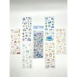 Kağıt Gemi Dükkan Kawaii Uyku ve Okul Temalı 6 Yaprak 149 Adet Sticker Seti/etiket/çıkartma/bullet Journal