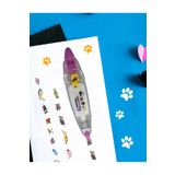 Kağıt Gemi Dükkan Köpek Desenli Süsleme Bandı/Tipeks/Tipex/Şerit Daksil/Düzeltme Bandı/Şerit Düzeltici
