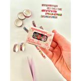Kağıt Gemi Dükkan Lace Fragrance Bahar Çiçekleri Temalı 5'li Washi Bant Set (5*2m)/masking Tape/desenli Bant