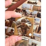 Kağıt Gemi Dükkan Moonrise Kingdom Filmi 50 Adet Sticker / Bullet Journal / Defter Süsleme/yükselen Ay Krallığı/Etiket/Çıkartma
