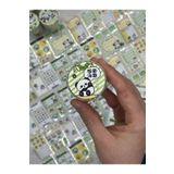 Kağıt Gemi Dükkan Panda Temalı Tek Tek Çıkartmalı 131 Adet Haftalık-Aylık Planlayıcı Motivasyonlu Sticker Washi Bant 2m/Washi Tape/Masking Tape/Desenli Bant/Bullet Journal/Defter Süsleme