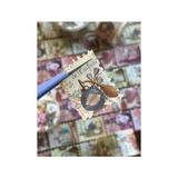 Kağıt Gemi Dükkan Parfüm Desenli Tek Tek Çıkartmalı 5m Pul Washi Bant/Masking Tape/Washi Tape/Bullet Journal/Scrapbook/Defter Süsleme
