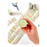Kağıt Gemi Dükkan Pastel Renkli Noktalama İşaretleri Desenli 2m 1650Adet Tek Tek Çıkartma Sticker Washi Bant/Etiket
