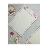 Kağıt Gemi Dükkan Sevimli Çocuklar Pembe Kareli B5 Not Defteri/Scrapbook/Planlayıcı/Notebook/Bullet Journal Beyaz 1512S92