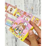 Kağıt Gemi Dükkan Sevimli Pastacı Kız ve Ayıcık Post-It / Sticky Note / Index