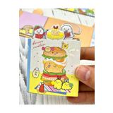 Kağıt Gemi Dükkan Sevimli Sumikko Hamburger Temalı Post-It / Sticky Note / Index