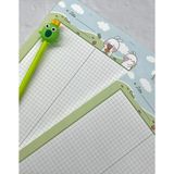 Kağıt Gemi Dükkan Sevimli Tavşanlar Yeşil B5 Not Defteri / Scrapbook / Planlayıcı / Notebook / Bullet Journal