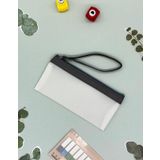 Kağıt Gemi Dükkan Su Geçirmez Gri Renk Soft Silikon Çanta/Toparlayıcı/Kalem Kutu