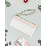 Kağıt Gemi Dükkan Su Geçirmez Krem Renk Soft Silikon Çanta/Toparlayıcı/Kalem Kutu
