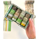 Kağıt Gemi Dükkan Vintage Botanical Garden 24'lü Dekoratif Washi Bant Koleksiyon Seti/washi Tape/desenli Bant