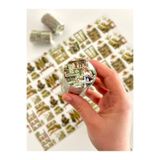 Kağıt Gemi Dükkan Vintage Green Interior Room Yeşil Ev Tasarımı 2m Washi Bant/Masking Tape/Desenli Bant/Bullet Journal