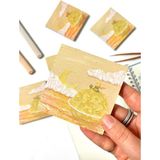 Kağıt Gemi Küçük Prens Temalı Sarı Gezegen ve Bulut Desenli Postit/post-It/yapışkanlı Not Kağıdı/sticky Note