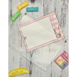 Kağıt Gemi Tek Bölmeli A4 Şeffaf Fermuarlı Dosya Klasörü 33,5 cm x 24,5 cm Su Geçirmez