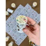 Kağıt Gemi Vintage Postal Symphony Kraft 2m*6cm Washi Bant/kartpostal Pul&mektup Desenli Dekoratif Bant/washi Tape/masking Tape