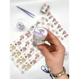 Kağıt Gemi Vintage Tea Garden 2m Washi Bant/washi Tape/masking Tape/desenli Bant