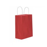 Kağıt Hediye Çantası Düz Renk Battal Boy 31X41 CM (25 Adet) Bordo
