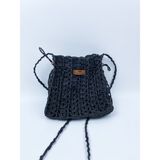 Kağıt Ip Kol Çantası+Telefon Çantası En 22 Cm Uzunluk 20 Cm Sap 127 Cm Siyah - Çok Renkli