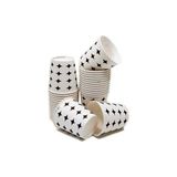 Kağıt Karton Bardak Büyük 6,5 Oz 50 Li - Renkli - 10 cm
