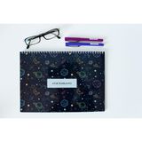 KAĞIT KAYIK Uzay Aylık Planlayıcı A4 Boyut 60 Sayfa Defter Planlayıcı Spiralli