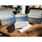 kağıt sargılı ahşap tahta çay kahve karıştırıcı 24 x250