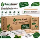 kağıt sargılı ahşap tahta çay kahve karıştırıcı 24 x250