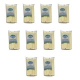 Kağıtlı Sargılı Beyaz Tek Kullanımlık Düz Pipet Kamış 23 Cm. - 200 Adetlik 10 Paket