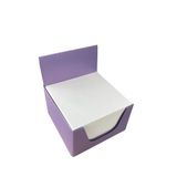 Kağıtmarket powered by Nota 8 X 8 Cm Küp Not Kağıdı / Bloknot * Mor * 4 Adet