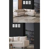 Kagu Corner Flavia Plus Köşe Takımı - Açık Krem