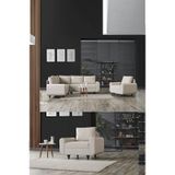 Kagu Corner Flavia Plus Köşe Takımı Berjerli Krem