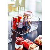 Kahes Shop 7 Lt Clear Buzdolabı & Dolap Içi Düzenleyici Organizer 30,5X21,5X12,5 cm - Beyaz