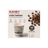KAHEY 7 Oz Karton Bardak Beyaz 50 Adet