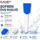 Kahey Köşeli Duş Başlığı Elektrikli Şofben Plastik