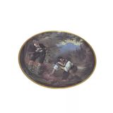 Kahla Vintage Av Temalı Porselen Duvar Tabağı 19,5Cm 002