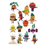 Kahraman Bitkiler Sticker Set1 15 Parça Telefon, Tablet, Defter, Laptop Sticker
