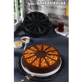 Kahramanlar 3243 Lizbon Black Titanyum Kek Kalıbı