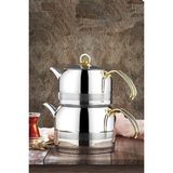 Kahramanlar Enza 1.5 lt Çelik Midi Çaydanlık Seti